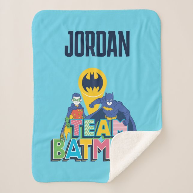Batman | Team Batman Sherpa Blanket (Front)