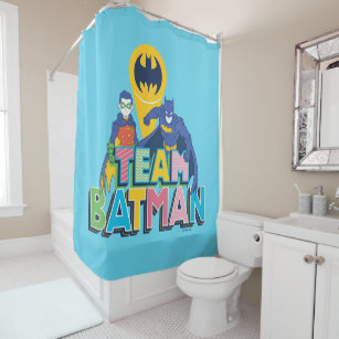 Batman   Team Batman Shower Curtain