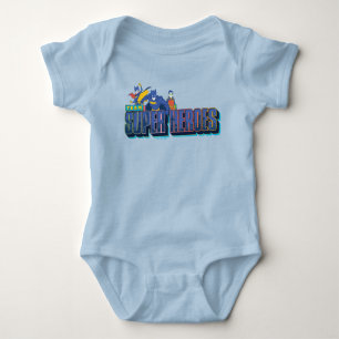 Batman   Team Super Heroes Baby Bodysuit