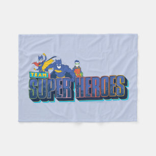 Batman   Team Super Heroes Fleece Blanket