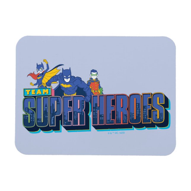Batman | Team Super Heroes Magnet (Horizontal)