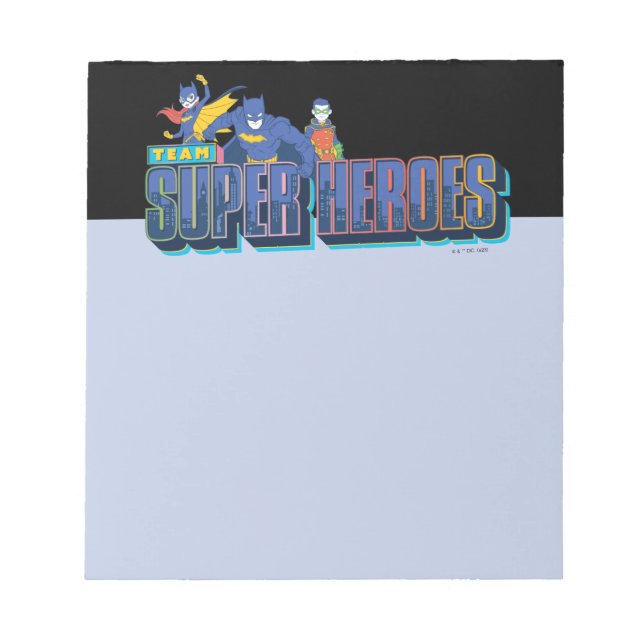 Batman | Team Super Heroes Notepad (Front)