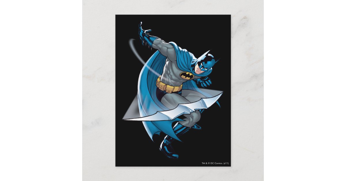 Batman Throwing Star Postcard Zazzle