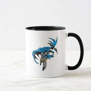 Batman throws batarang mug