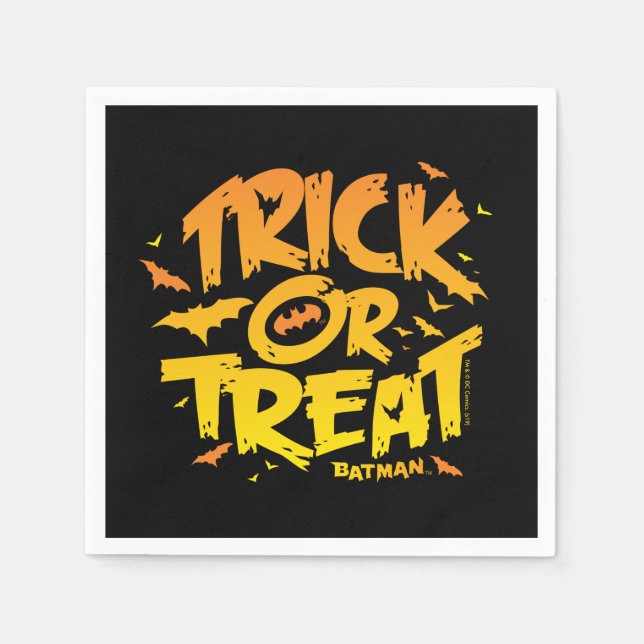 Batman | Trick or Treat Napkin (Front)
