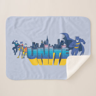 Batman   UNITE Sherpa Blanket