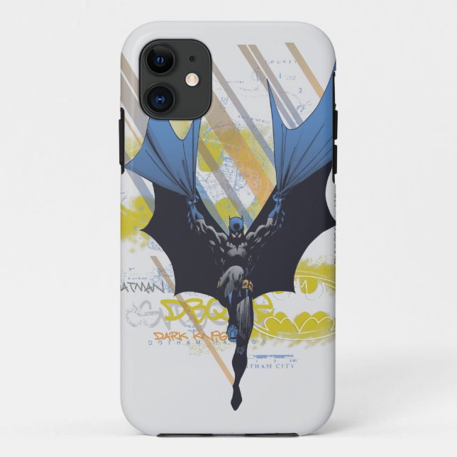 Batman Urban Legends - Dark Knight Graffiti Case-Mate iPhone Case (Back)