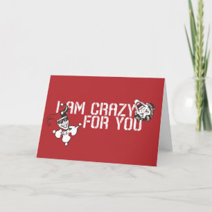 Batman Valentine Joker & Harley - Crazy For You Holiday Card