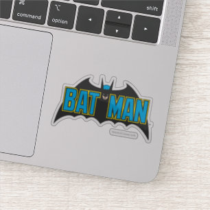Batman   Vintage Blue Black Logo