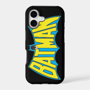 Batman Vintage Yellow Blue Logo