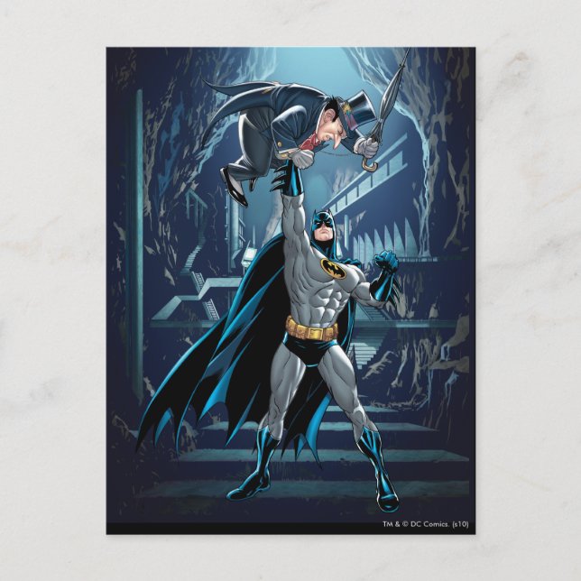 Batman vs. Penguin Postcard (Front)