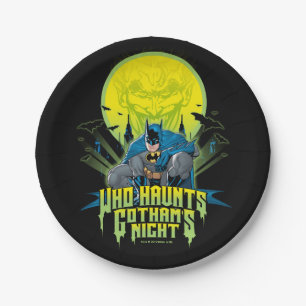 Batman   Who Haunts Gothams Night Paper Plate