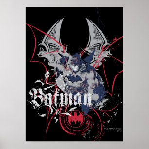 Batman Wing Collage Poster