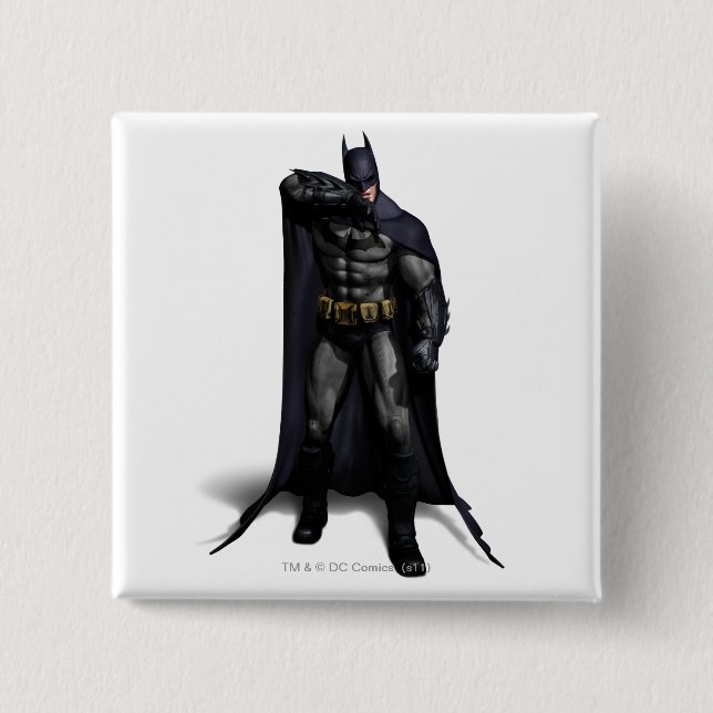 Batman Wiping His Brow 15 Cm Square Badge (Front)