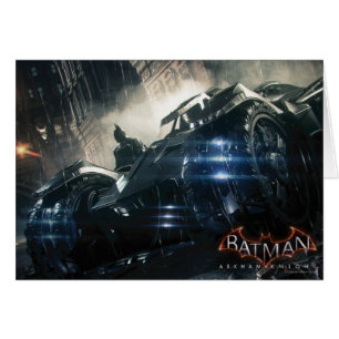 Batman With Batmobile In The Rain