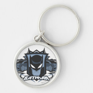 Batman with Batmobiles Key Ring