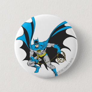 Batman with Rope 6 Cm Round Badge