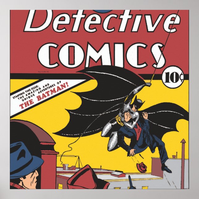 Batman's First Appearance Poster (Front)