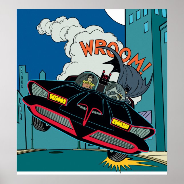Batmobile Wroom! Poster (Front)