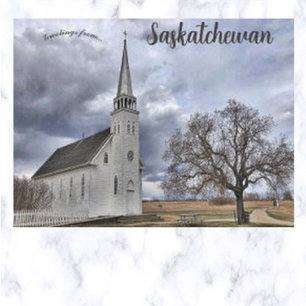 Batoche Church in Batoche Saskatchewan Canada Postcard