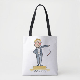 Baton Drop Tote Bag
