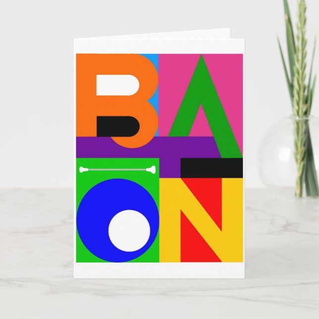 "BATON" Note Card (Front)