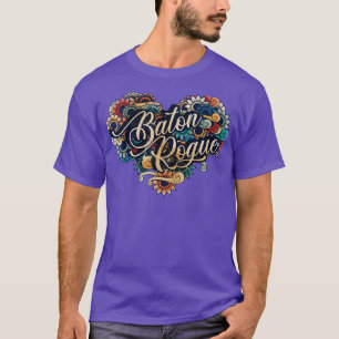 Baton Rogue VIGNETTE VINTAGE COLOR T-Shirt