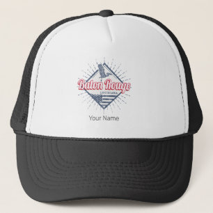 Baton Rouge City Louisiana United States USA Trucker Hat
