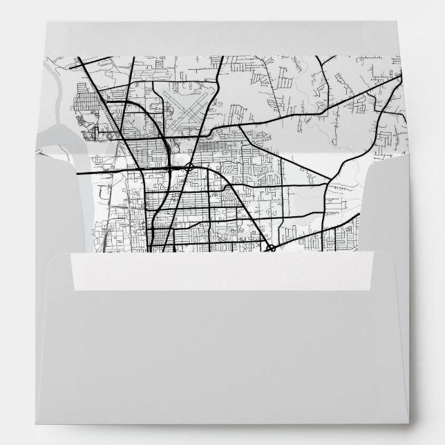 Baton Rouge City Map Envelope (Back (Bottom))