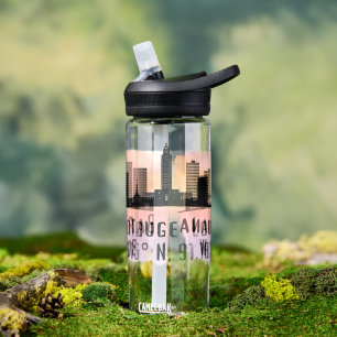 Baton Rouge LA City Skyline   Water Bottle