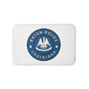 Baton Rouge Louisiana Bath Mat