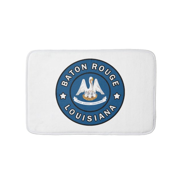 Baton Rouge Louisiana Bath Mat (Front)