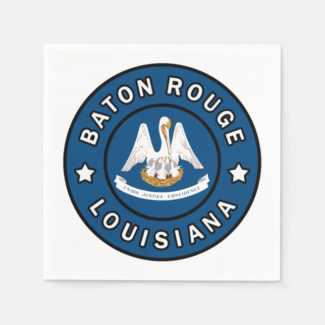 Baton Rouge Louisiana Napkin (Front)