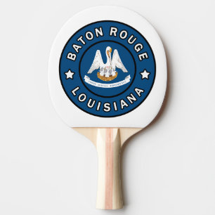 Baton Rouge Louisiana Ping Pong Paddle