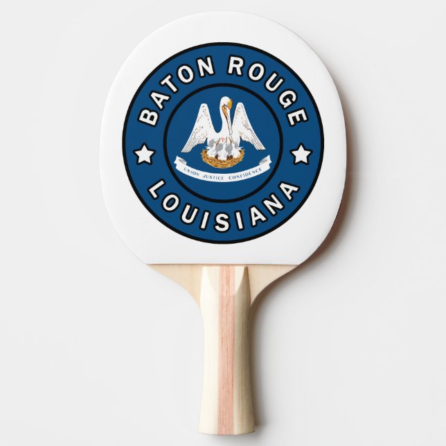 Baton Rouge Louisiana Ping Pong Paddle (Front)