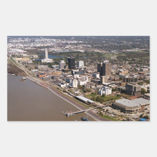 Baton Rouge Louisiana Rectangular Sticker