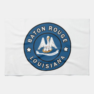 Baton Rouge Louisiana Tea Towel