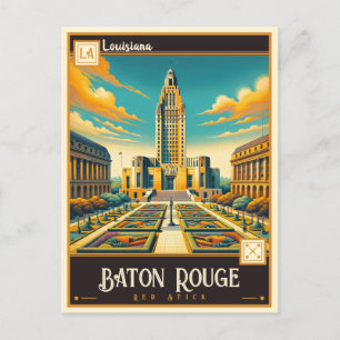 Baton Rouge, Louisiana Vintage Postcard