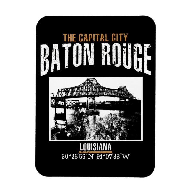 Baton Rouge Magnet (Vertical)