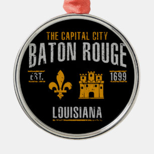 Baton Rouge Metal Ornament
