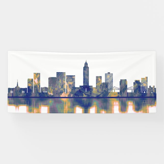 Baton Rouge Skyline Banner (Horizontal)