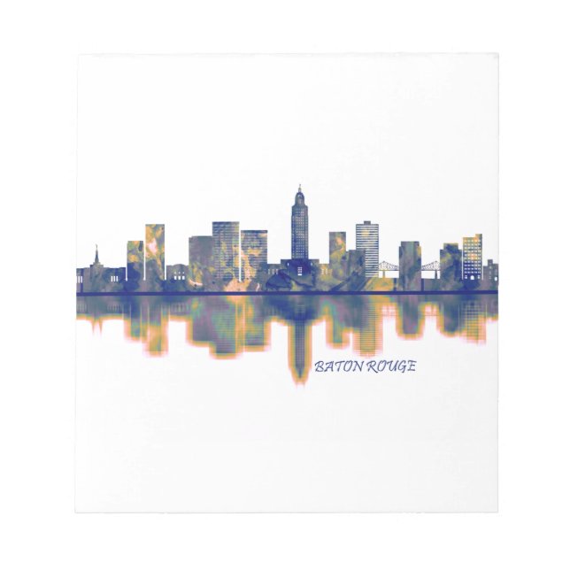 Baton Rouge Skyline Notepad (Front)