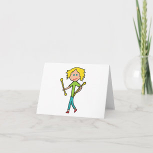 Baton Twirling Card