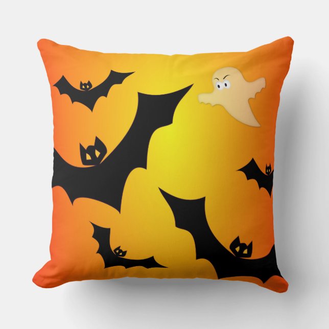 Bats and a Ghost Cushion (Front)