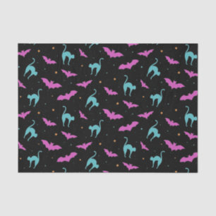 Bats and Cats Halloween Tissue Paper