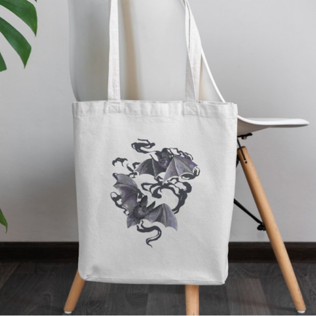 Bats And Smoke Tote Bag (Creator Uploaded)