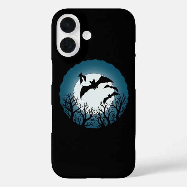Bats and Trees Against the Moon Case-Mate iPhone Case (Back)