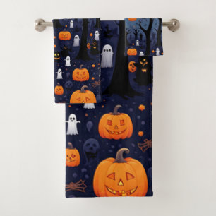 Bats & Cats: Halloween Kitchen Towel Set