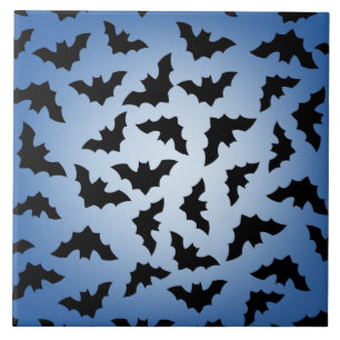 Bats Ceramic Tile