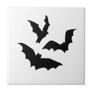 Bats Ceramic Tile